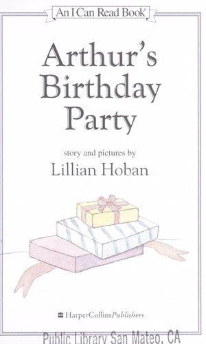 Arthur's Birthday Party (An I Can Read Book)
