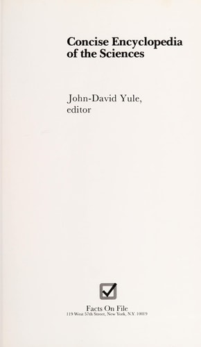 Concise Encyclopedia of the Sciences