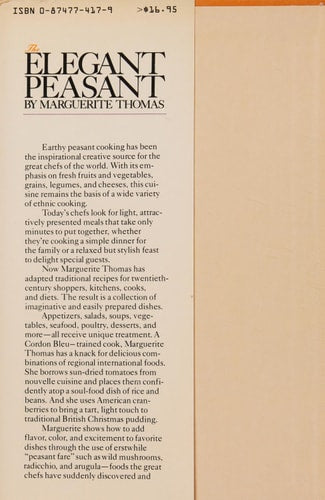 Elegant Peasant: Light and Simple Variations on Traditional Country Fare