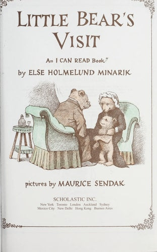 Little Bear's Visit (An I Can Read Book)