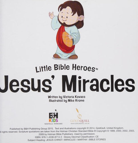 Jesus' Miracles/Martha Flip-Over Book (Little Bible Heroes™)