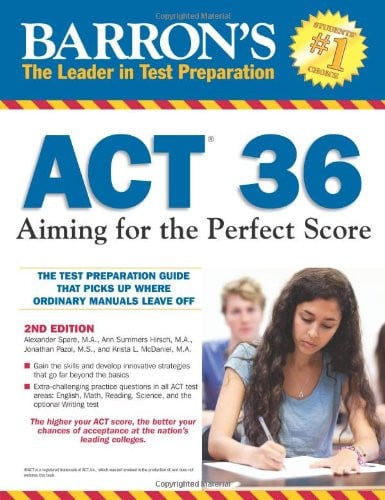 Barron's ACT 36 Aiming for the Perfect Score