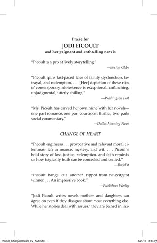 Change of Heart: A Novel (Wsp Readers Club)
