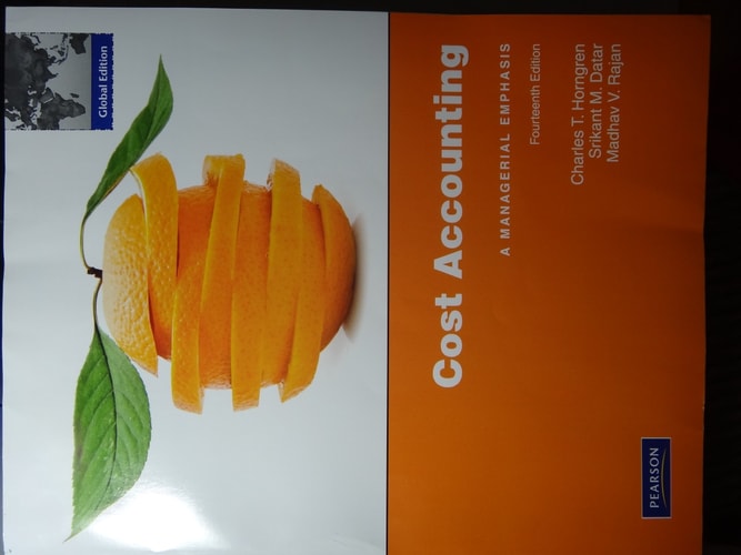 Cost Accounting: Global Edition
