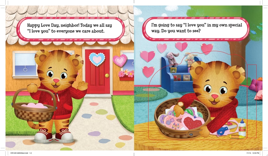 Happy Love Day, Daniel Tiger!: A Lift-the-Flap Book (Daniel Tiger's Neighborhood)