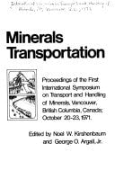 Minerals Transportation Proceedings Firs