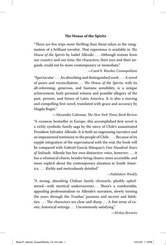 The House of the Spirits A Novel