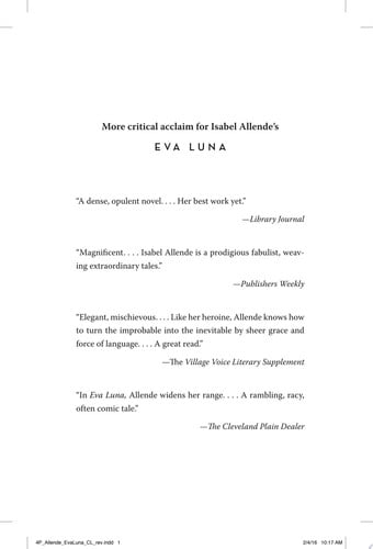 Eva Luna A Novel