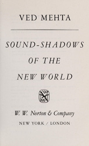 Sound-Shadows of the New World