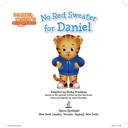 No Red Sweater for Daniel