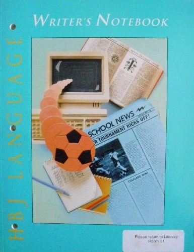 HBJ Language Medallion Edition Writer's Notebook ISBN 9780153011054 015301105X