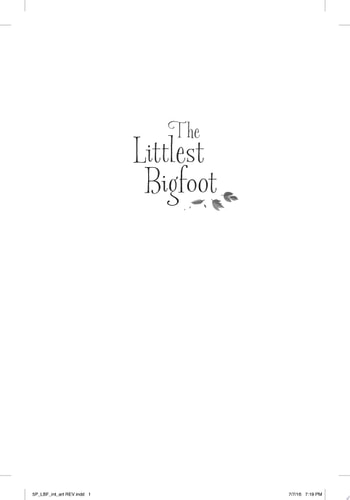 The Littlest Bigfoot (1)