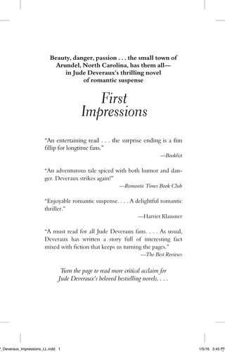 First Impressions: A Novel