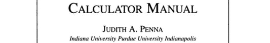 Graphing Calculator Manual for College Algebra: Graphs and Models