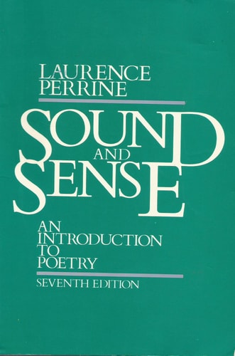 Sound and sense: An introduction to poetry