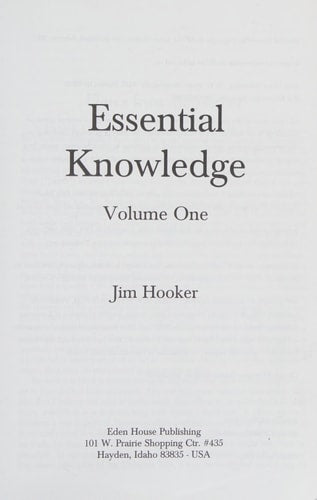 Essential Knowledge
