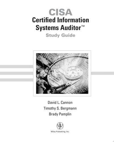 CISA Certified Information Systems Auditor Study Guide