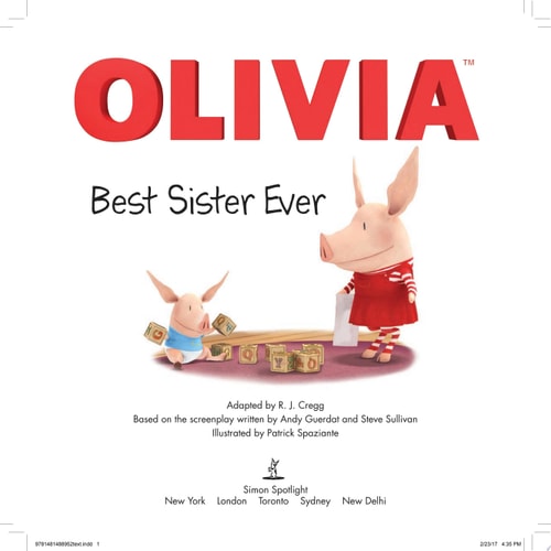 Best Sister Ever (Olivia TV Tie-in)
