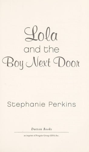 Lola and the Boy Next Door