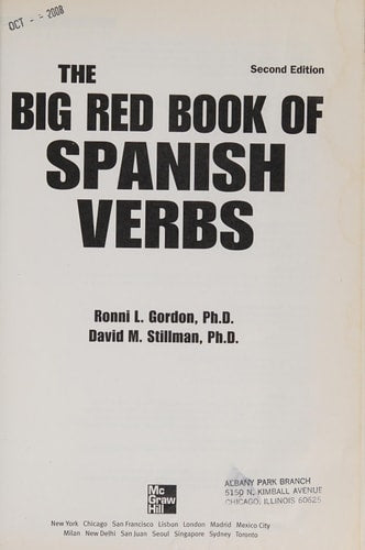 The Big Red Book of Spanish Verbs, Second Edition