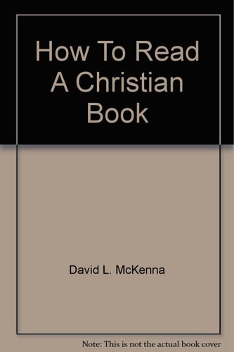 How To Read A Christian Book