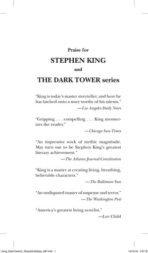 The Dark Tower IV Wizard and Glass