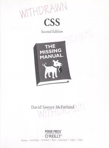 CSS: The Missing Manual (Missing Manuals)