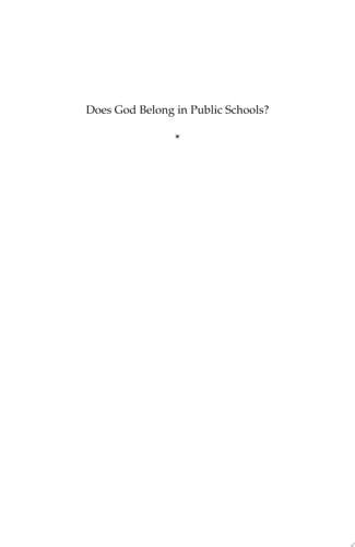 Does God Belong in Public Schools?
