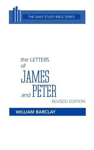 The Letters of James and Peter (Daily Study Bible) (English and Hebrew Edition)