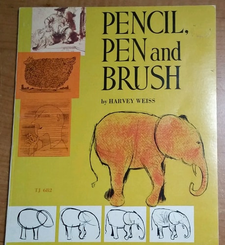 Pencil, Pen, and Brush