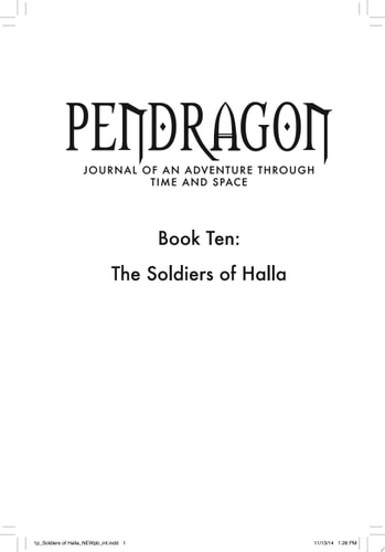 The Soldiers of Halla (10) (Pendragon)