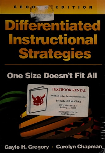 Differentiated Instructional Strategies: One Size Doesn't Fit All