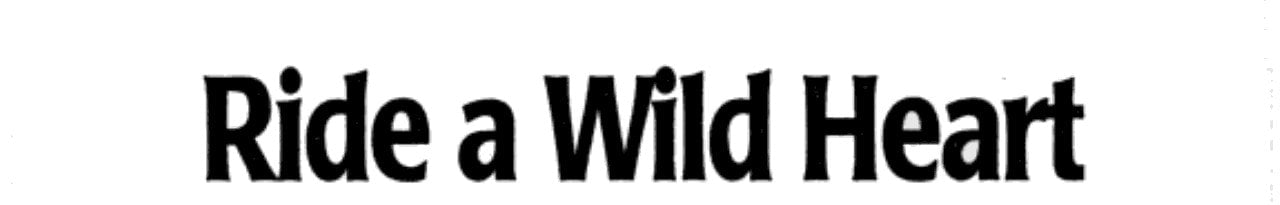 Ride a Wild Heart (Texas Grooms) (Silhouette Desire, no 1306)