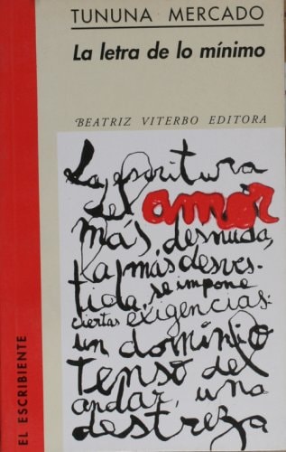 La letra de lo mínimo