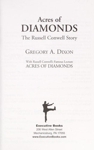 Acres of Diamonds: The Russell Conwell Story