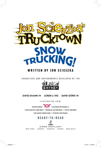 Snow Trucking! (Jon Scieszka's Trucktown)