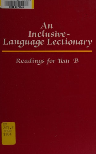 An Inclusive-Language Lectionary: Readings for Year B