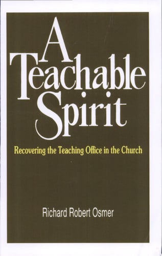 A Teachable Spirit