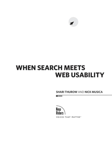 When Search Meets Web Usability