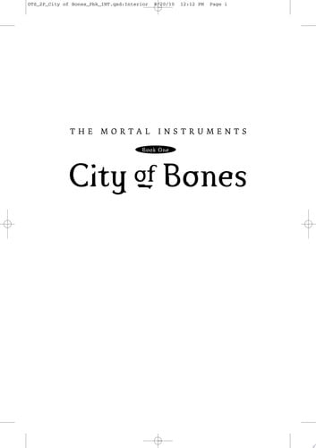 City of Bones (The Mortal Instruments, Book 1)