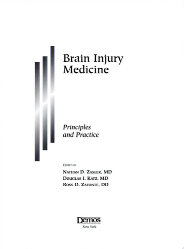 Brain Injury Medicine: Principles and Practice