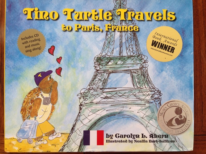 Tino Turtle Travels to Paris, France (Mom's Choice Awards Recipient)