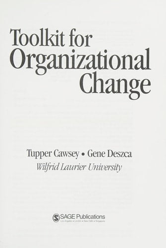 Toolkit for Organizational Change