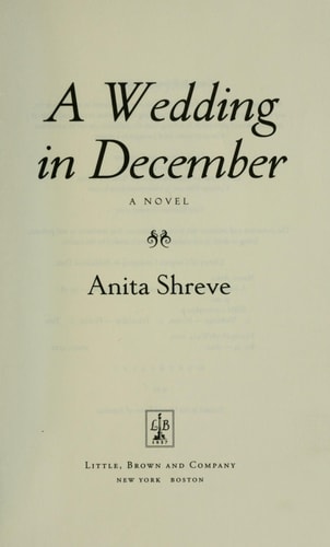 A Wedding in December: A Novel