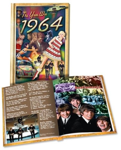 1964 Mini-Book 60th Birthday or Anniversary Gift