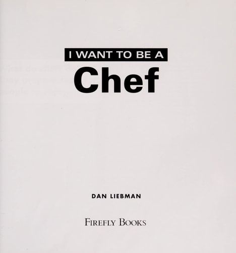 I Want to Be a Chef