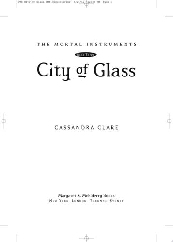 City of Glass (The Mortal Instruments, Book 3)