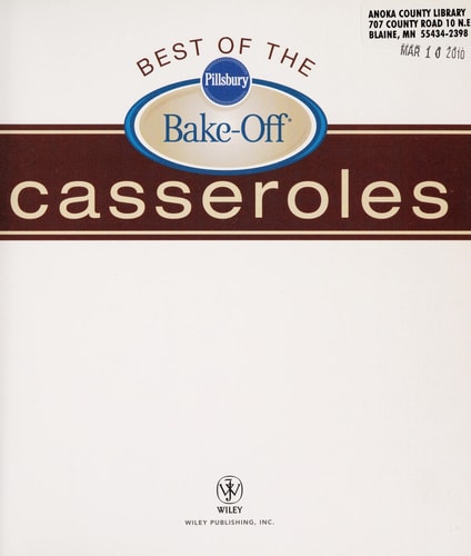Pillsbury Best of the Bake-Off Casseroles (Pillsbury Cooking)
