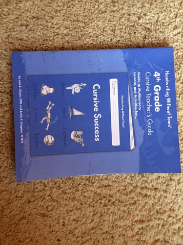 Handwriting Without Tears:4th Grade Cursive Teacher's Guide