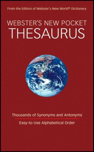 Webster's New Pocket Thesaurus